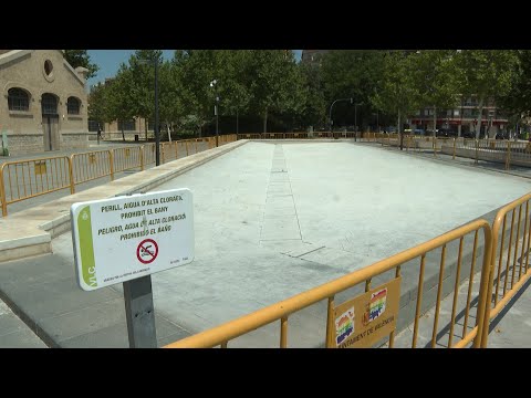 El Parc Central de València reabre tras completarse el vaciado de las fuentes