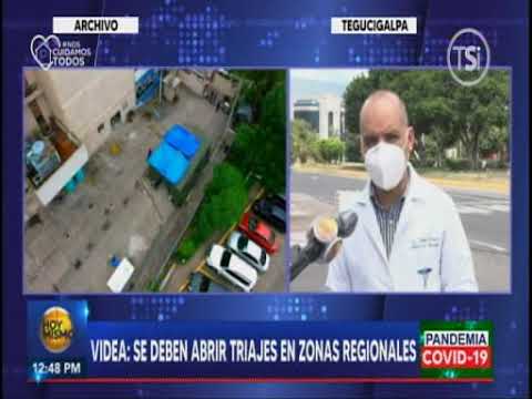 Desbordados varios hospitales regionales de Honduras a causa del covid-19