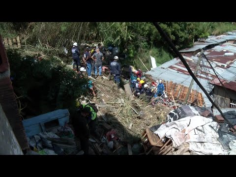 Dos muertos y dos heridos tras deslizamiento en Itagüí - Teleantioquia Noticias
