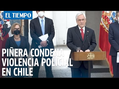 Piñera condena violencia policial durante protestas en Santiago de Chile