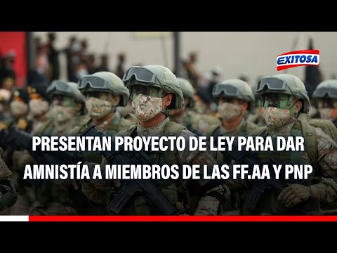 Jorge Montoya presenta proyecto de ley para dar amnistía a miembros de las FF.AA. y la PNP