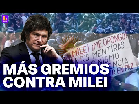 Más sectores protestan contra Milei en Argentina: Trabajadores del Estado piden aumento de sueldo