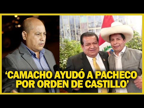 Bruno Pacheco confesó que Beder Camacho lo ayudó a fugar por orden de Pedro Castillo