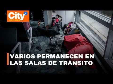Nuevos videos: panorama de migrantes africanos en el aeropuerto El Dorado | CityTv