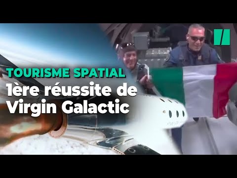 Virgin Galactic envoit ses premiers touristes spatiaux et espère rattraper Blue Origin et SpaceX