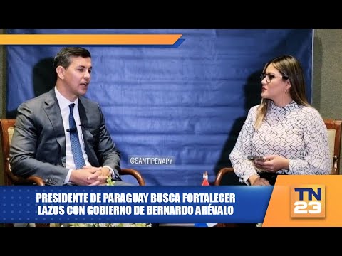Presidente de Paraguay busca fortalecer lazos con gobierno de Bernardo Arévalo
