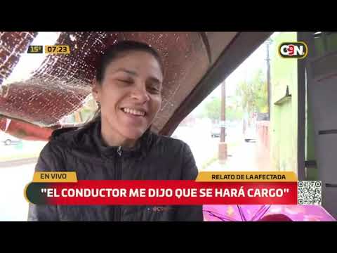 Barrio Pinoza: Un vehículo impactó por su vivienda