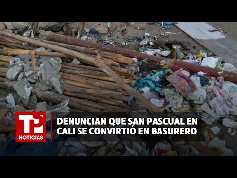 Denuncia: San Pascual, centro de Cali se convirtió en un basurero permanente I27.03.2024I TPNoticias