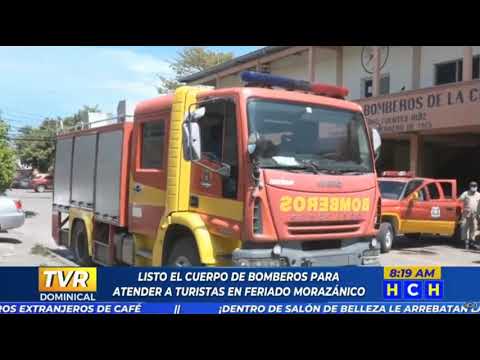 Benemérito cuerpo de Bomberos en la Ceiba listo para atender ciudadanía en Feriado Morazánico