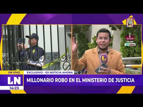 LN Mediodía - EL ROBO MILLONARIO a programa adscrito del Ministerio de Justicia