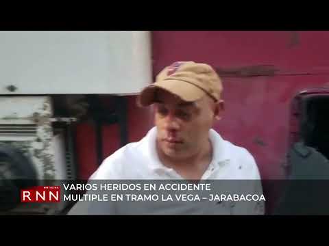 15 heridos al accidentarse un autobús en la carretera Jarabacoa-La Vega
