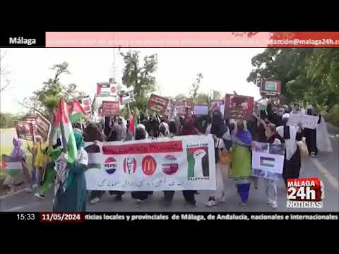 Noticia - Estudiantes pakistaníes toman las calles de Islamabad bajo el lema Palestina libre