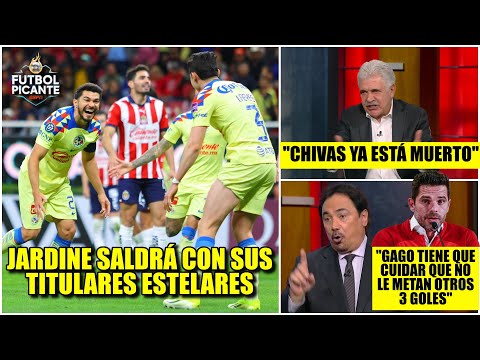 AMÉRICA tendrá plantel de LUJO ante Chivas lo que complica aún más al Guadalajara | Futbol Picante