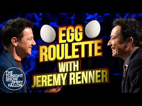 Egg Roulette with Jeremy Renner | The Tonight Show Starring Jimmy Fallon