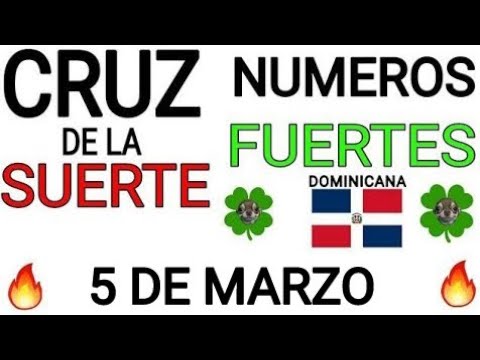 Cruz de la suerte y numeros ganadores para hoy 5 de Abril para República Dominicana