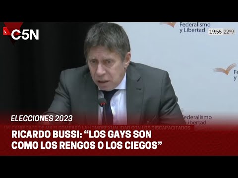 BUSSI consideró que la HOMOSEXUALIDAD es una DISCAPACIDAD