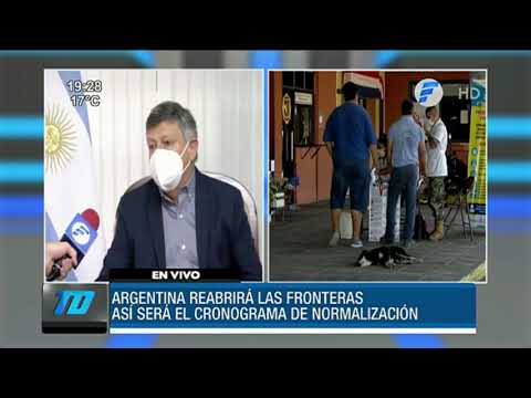Argentina reabrirá sus fronteras desde octubre