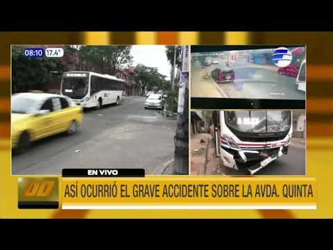 Grave accidente de tránsito en Asunción