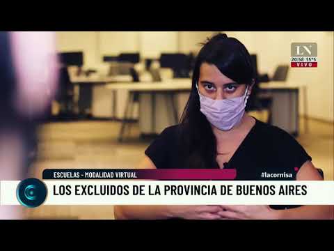 Los excluidos de la Provincia de Buenos Aires. Escuelas, modalidad virtual. Informe de La Cornisa