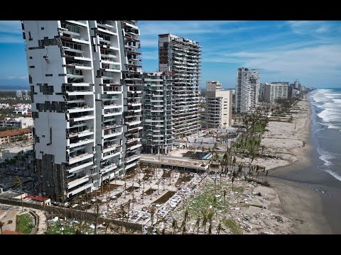 Entrega de ayuda para reconstrucción de Acapulco