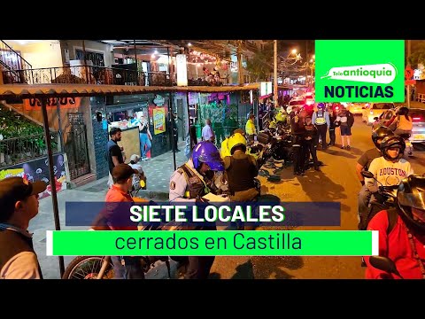 Siete locales cerrados en Castilla - Teleantioquia Noticias