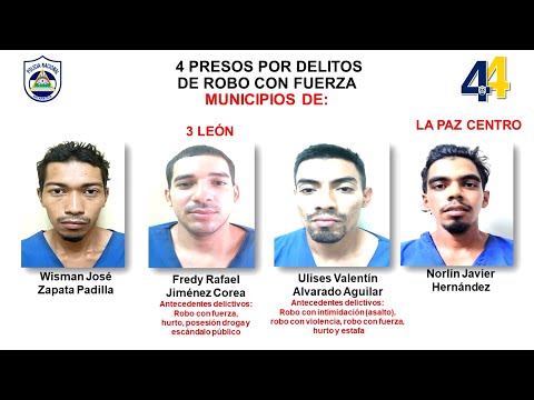León: 13 detenidos por cometer diversos delitos