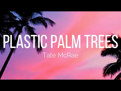 Tate McRae - plastic palm trees (Lyrics)