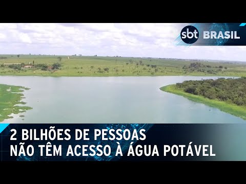 No Dia Mundial da Água, estudos mostram problemas no acesso à água no mundo | SBT Brasil (22/03/24)