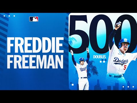 500 for Freddie! Freddie Freeman hits his league-leading 500th career double!