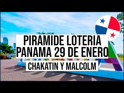 Pirámide Lotería de Panamá Domingo 29 de Enero 2023 - Pirámide de Chakatin y Malcolm Ramos