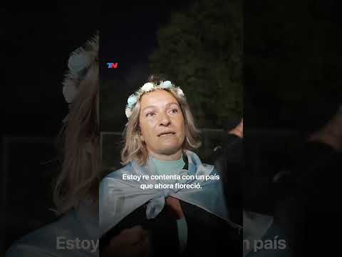 Asi? vivieron los fana?ticos libertarios el discurso en Parque Lezama  con cri?ticas a la oposicio?n