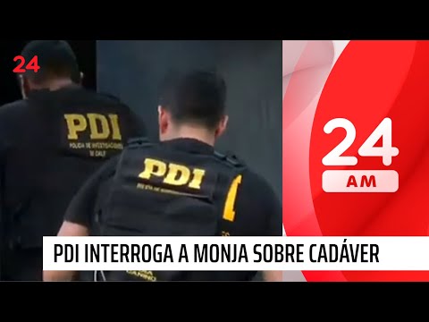 PDI interroga a monja por hallazgo de cadáver en vía pública de Ñuñoa | 24 Horas TVN Chile