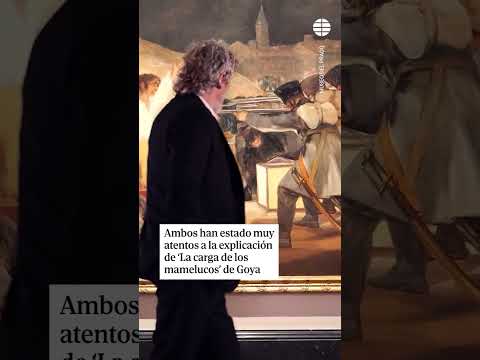 Ridley Scott y Joaquin Phoenix disfrutan de los cuadros de Goya en el Museo del Prado #napoleon