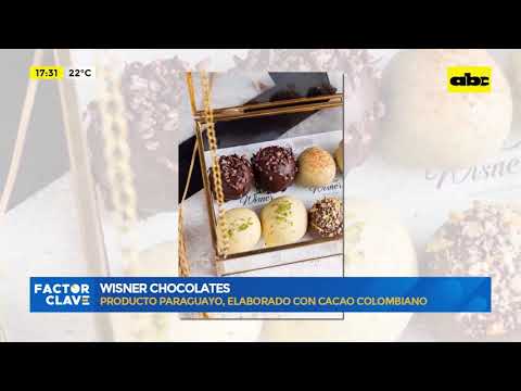Wisner chocolates: Producto paraguayo, elaborado con cacao colombiano