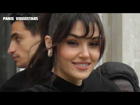 Hande Ercel @ Paris Fashion Week 29 january 2025 show Elie Saab