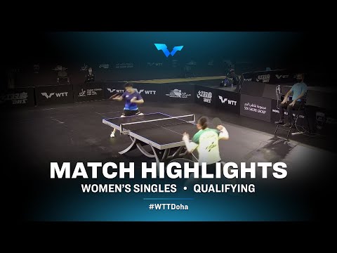 Table Tennis 🥍 Kim Nayeong vs Goi Rui Xuan | WS | WTT Contender Doha 2022 (Qual)