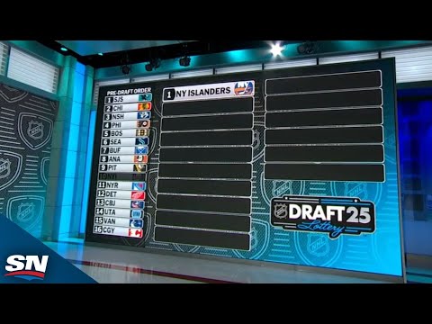 New York Islanders Secure No. 1 Overall Pick In 2025 NHL Draft After Live Draw