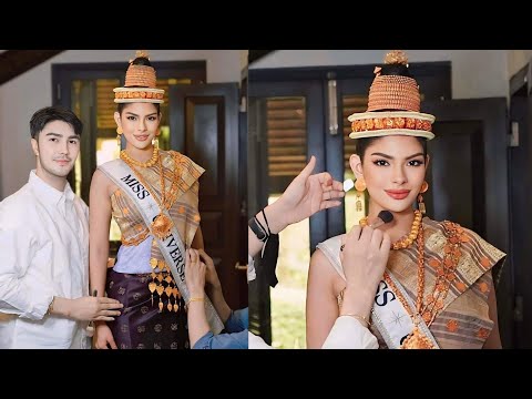 Sheynnis Palacios, Miss Universo 2023 fue recibida con honores en Laos
