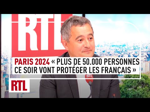 Gérald Darmanin : Plus de 50.000 personnes ce soir qui vont protéger les Français