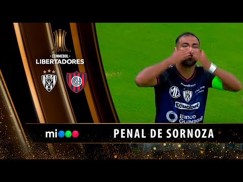 Sornoza hizo el 1-0 contra San Lorenzo tras un penalazo para Independiente del Valle - Libertadores