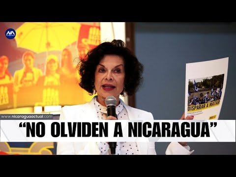 Blanca Jagger a líderes europeos: No olviden a Nicaragua, vive una dictadura cruel y malévola