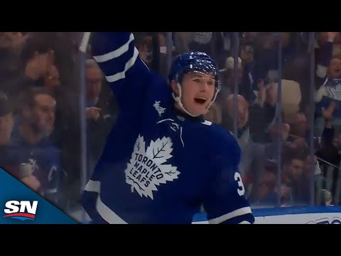 Maple Leafs Fraser Minten Wires Home First Career Goal