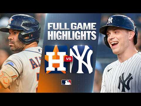 휴스턴 애스트로스 vs 뉴욕 양키스: 공식 풀 경기 하이라이트 (8월 26) | 2026 MLB 시즌