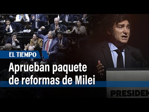 Parlamento argentino aprueba definitivamente paquete de reformas de Milei | El Tiempo