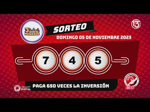 #EnVivo Sorteo de Lotería Nacional 5 noviembre 2023.