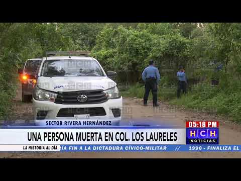 Entre matorrales abandonan cuerpo sin vida de un hombre en la Rivera Hernández de San Pedro Sula