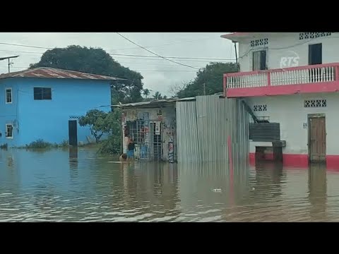 Varias familias afectadas por lluvias en Montalvo