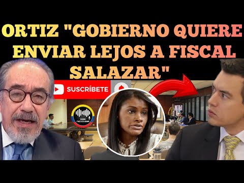 JORGE ORTIZ AFIRMA QUE GOBIERNO DE NOBOA QUIERE ENVIAR LEJOS A FISCAL DIANA SALAZAR NOTICIA RFE TV