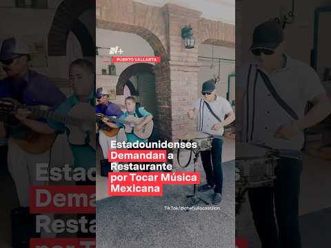 Extranjeros demandan al chef Julio Castillón por tocar música mexicana en restaurante #shorts
