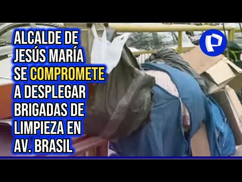 Municipio de Jesús María realiza limpieza en tramo de avenida Brasil tras denuncia de 24 Horas